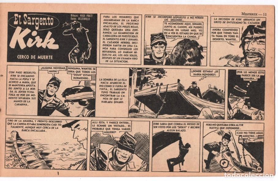 C&oacute;mics: 1954 MISTERIX # 306 &acute;&acute;SARGENTO KIRK, CERCO DE MUERTE &acute;&acute;- BULL ROCKETT - JIM TORO - 28 P