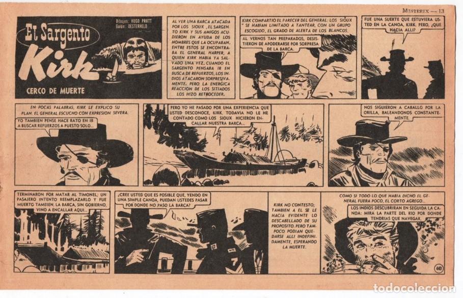 C&oacute;mics: 1954 MISTERIX # 307 &acute;&acute;SARGENTO KIRK, CERCO DE MUERTE &acute;&acute;- BULL ROCKETT - JIM TORO - 28 P