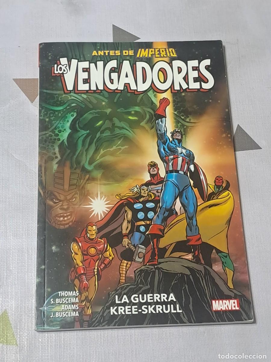 C&oacute;mics: Los vemgadores, la guerra Kree-skrull, Panini en muy buen estado