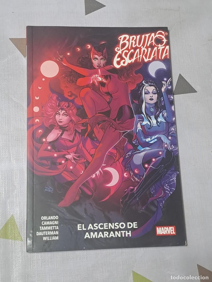 C&oacute;mics: Bruja escarlata, el ascenso de Amaranth, Panini en muy buen estado