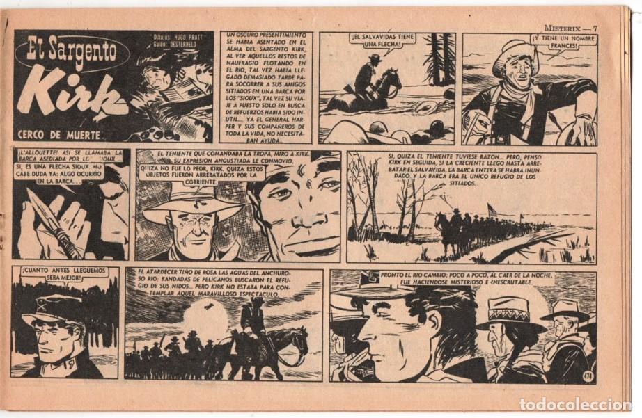 C&oacute;mics: 1954 MISTERIX # 313 &acute;&acute;SGTO. KIRK, CERCO DE MUERTE &acute;&acute;- HUGO PRATT y OESTERHELD - MIKE HAMMER SPILLANE