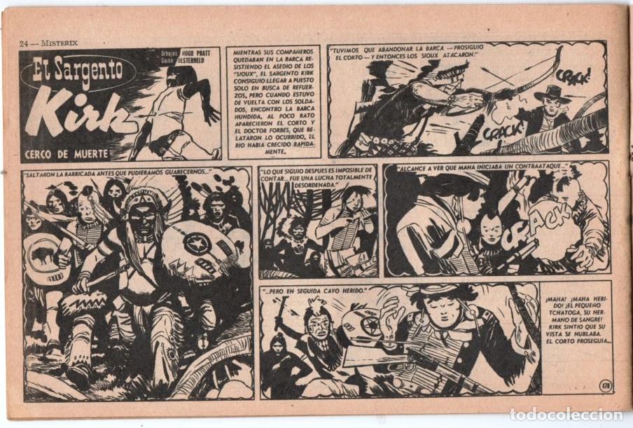 C&oacute;mics: 1954 MISTERIX # 314 &acute;&acute;SGTO. KIRK, CERCO DE MUERTE &acute;&acute;- HUGO PRATT y OESTERHELD - MIKE HAMMER SPILLANE