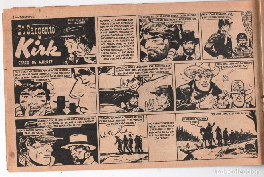 C&oacute;mics: 1954 MISTERIX # 315 &acute;&acute;SGTO. KIRK, CERCO DE MUERTE &acute;&acute;- HUGO PRATT y OESTERHELD - MIKE HAMMER SPILLANE