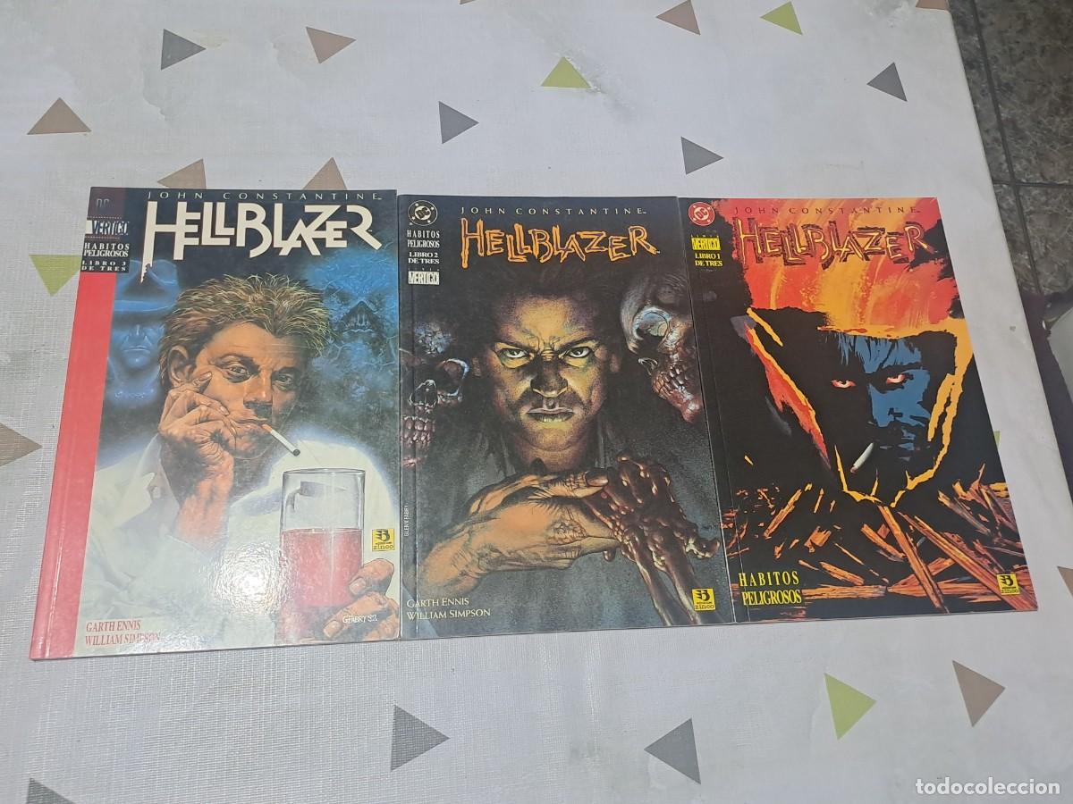 C&oacute;mics: Hellblazer habitos peligrosos completa 3 numeros, Zinco en perfecto estado