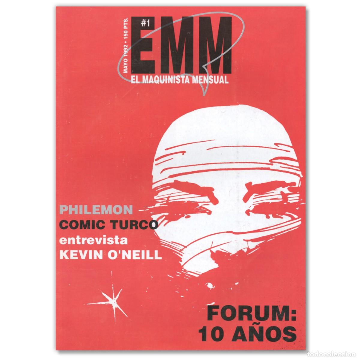 C&oacute;mics: EMM EL MAQUINISTA MENSUAL 1 - 14 (Obra &Iacute;ntegra) - Foto 1