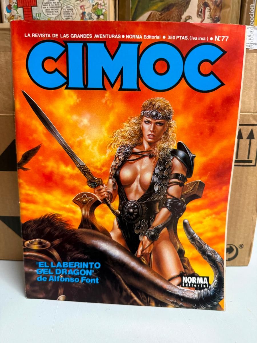C&oacute;mics: CIMOC EDITORIAL NORMA NUMERO 77