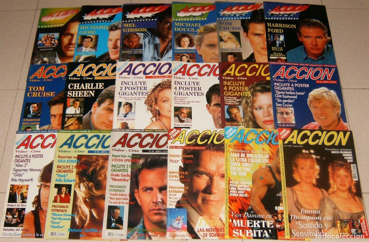 C&oacute;mics: Revista ACCION, varios n&uacute;meros seleccionados