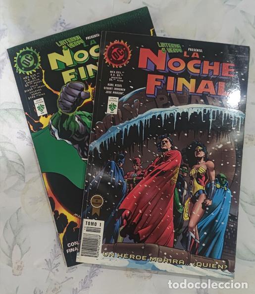 C&oacute;mics: Linterna Verde. La Noche Final. 1-2. DC comics. Karl Kesel-Ron y varios dibujantes. Vid comics 1998.