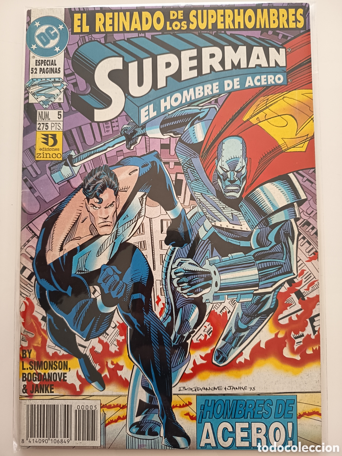 C&oacute;mics: Superman el hombre de Acero n&uacute;mero 5