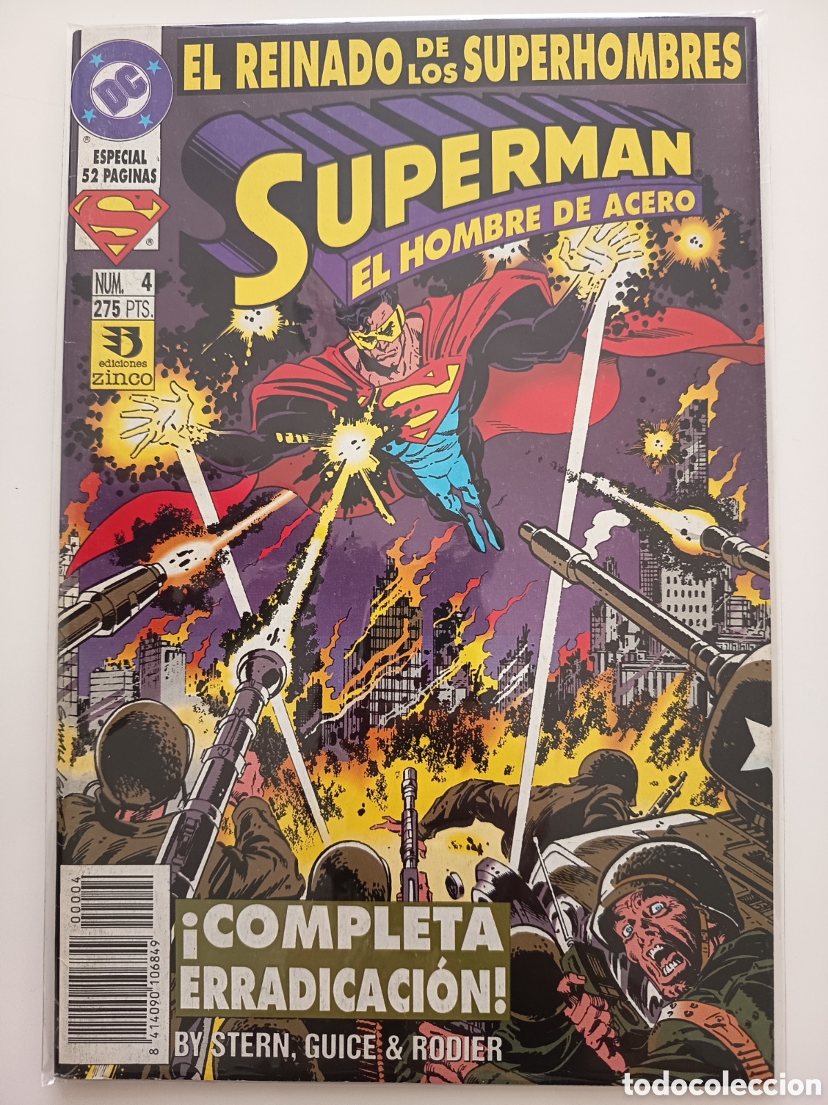 C&oacute;mics: Superman el hombre de Acero n&uacute;mero 4
