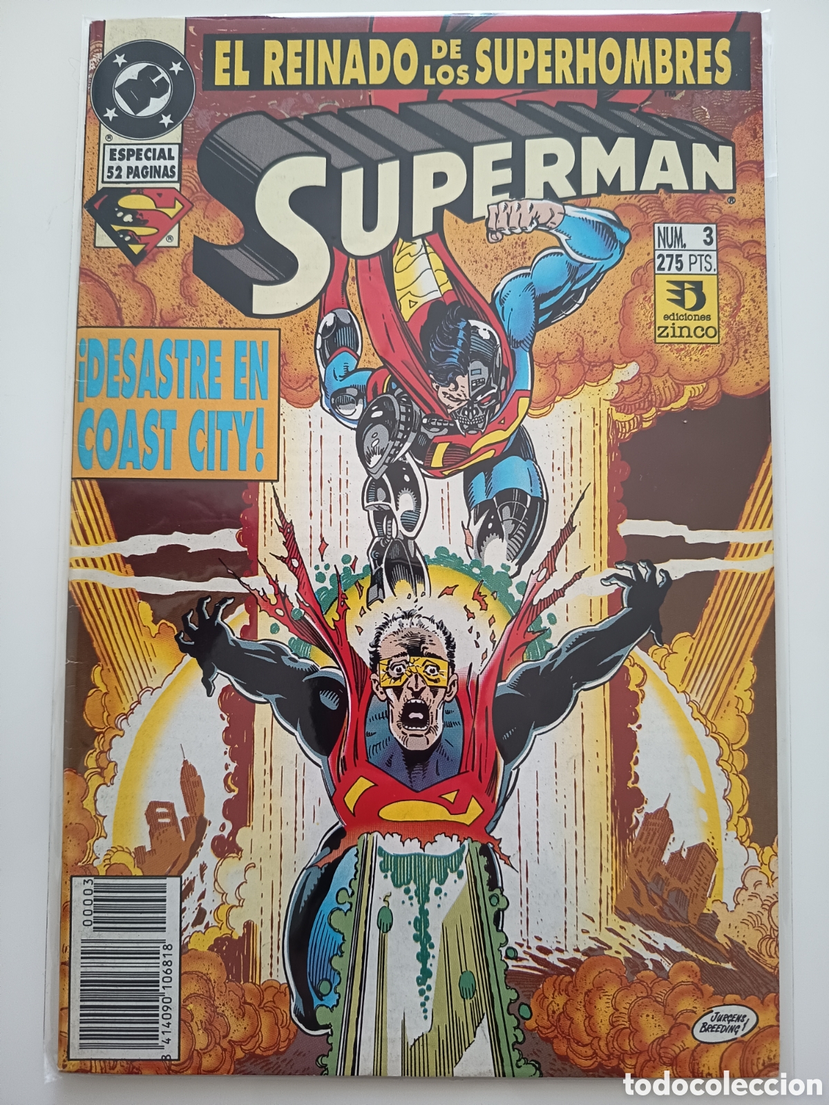 C&oacute;mics: Superman n&uacute;mero 3 desastre en coast city