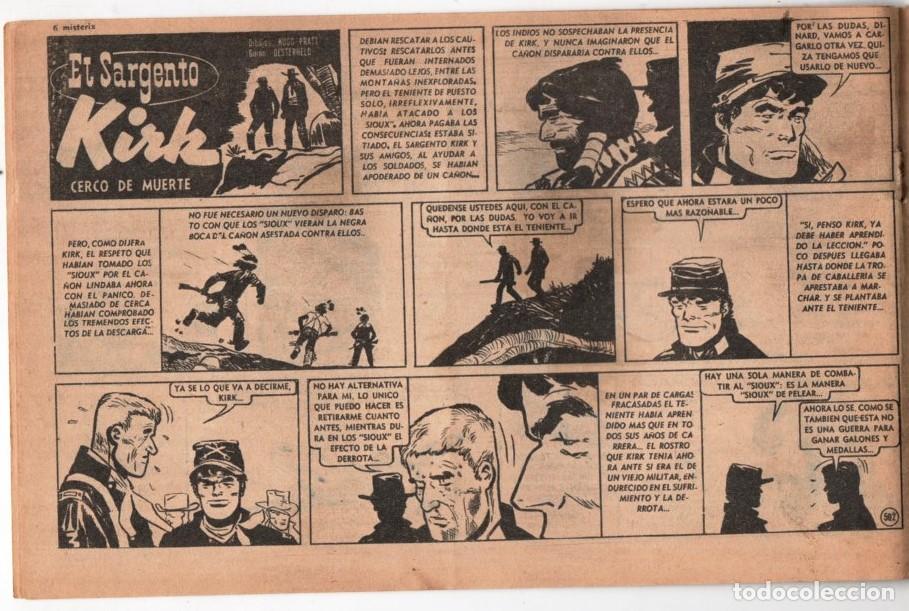 C&oacute;mics: 1954 MISTERIX # 319 &acute;&acute;SGTO. KIRK, CERCO DE MUERTE &acute;&acute;- HUGO PRATT y OESTERHELD - MIKE HAMMER SPILLANE