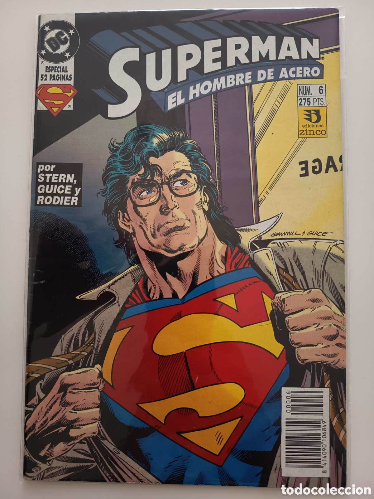 C&oacute;mics: Superman el hombre de Acero n&uacute;mero 6