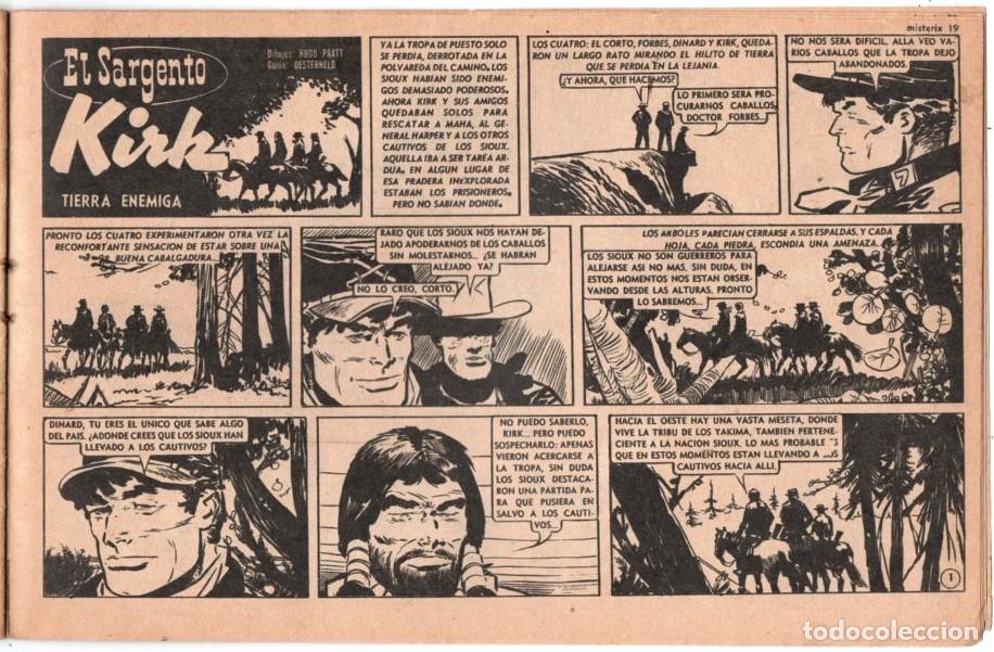 C&oacute;mics: 1954 MISTERIX # 321 &acute;&acute;SGTO. KIRK, CERCO DE MUERTE &acute;&acute;- HUGO PRATT y OESTERHELD - MIKE HAMMER SPILLANE