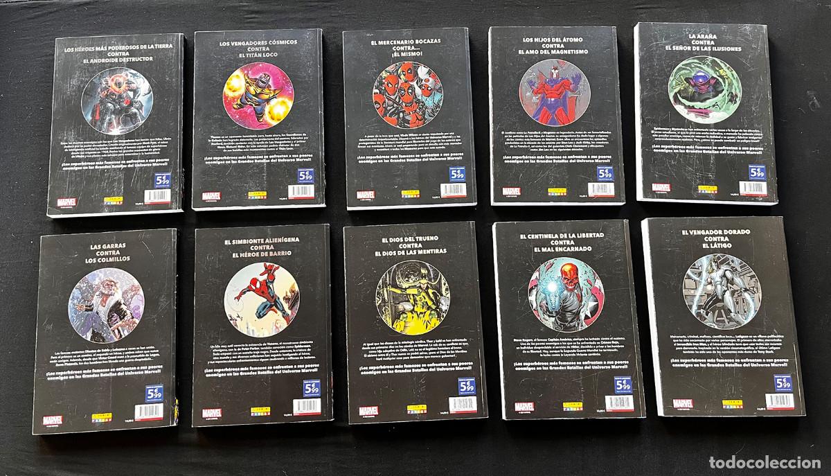 C&oacute;mics: LOTE DE 10 TOMOS GRANDES BATALLAS DE MARVEL. INDIVISIBLE. - Foto 2