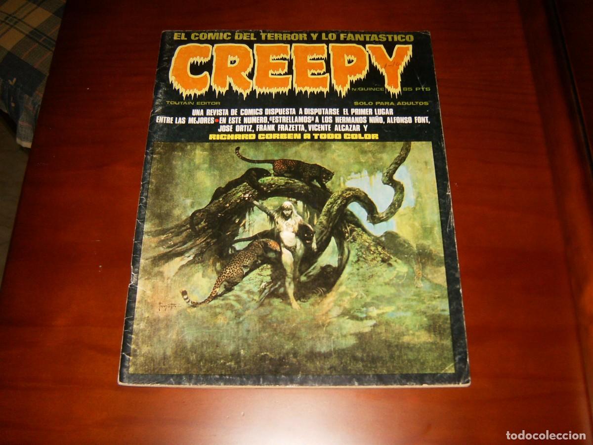 C&oacute;mics: CREEPY primera &eacute;poca 15 . TOUTAIN EDITOR . COMIC DEL TERROR Y LO FANTASTICO