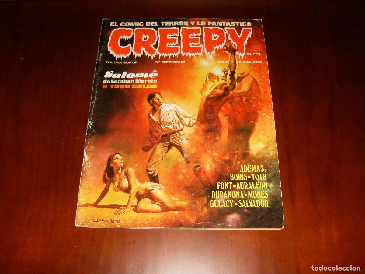 C&oacute;mics: CREEPY primera &eacute;poca 18 . TOUTAIN EDITOR . COMIC DEL TERROR Y LO FANTASTICO