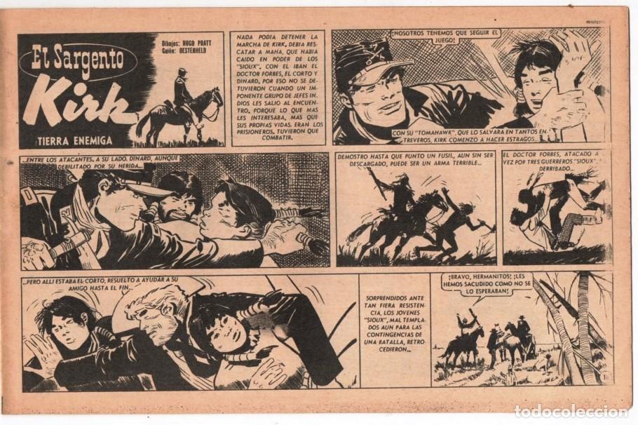 C&oacute;mics: 1954 MISTERIX # 323 &acute;&acute;SGTO. KIRK, TIERRA ENEMIGA &acute;&acute;- HUGO PRATT y OESTERHELD - MIKE HAMMER SPILLANE