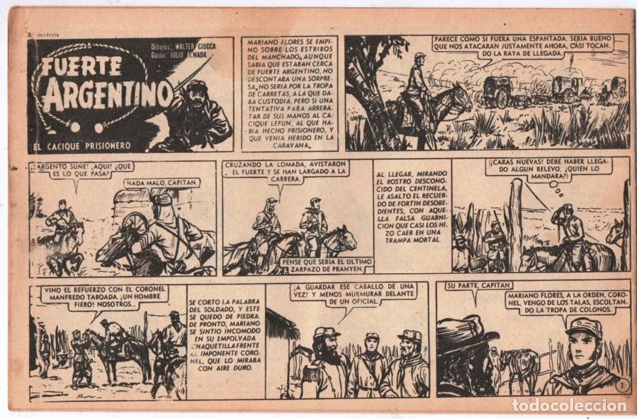 C&oacute;mics: 1954 MISTERIX # 326 SGTO. KIRK, TIERRA ENEMIGA - PRATT y OESTERHELD - FUERTE ARGENTINO INICIA CIOCCA