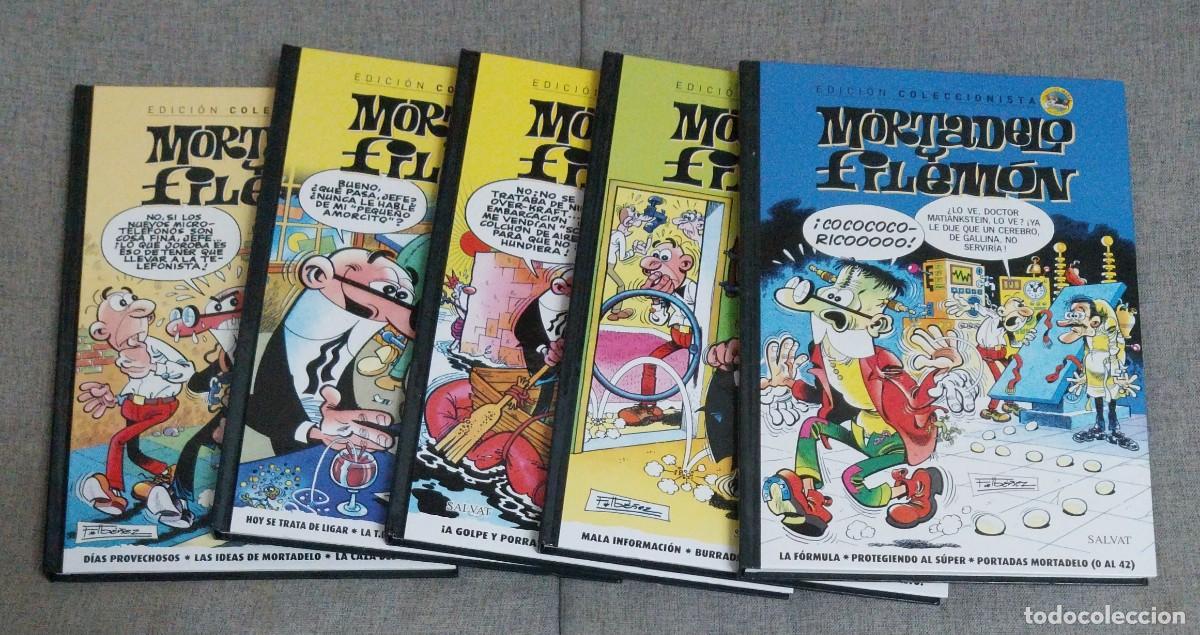 C&oacute;mics: LOTE DE 5 TEBEOS EN TAPA DURA DE MORTADELO