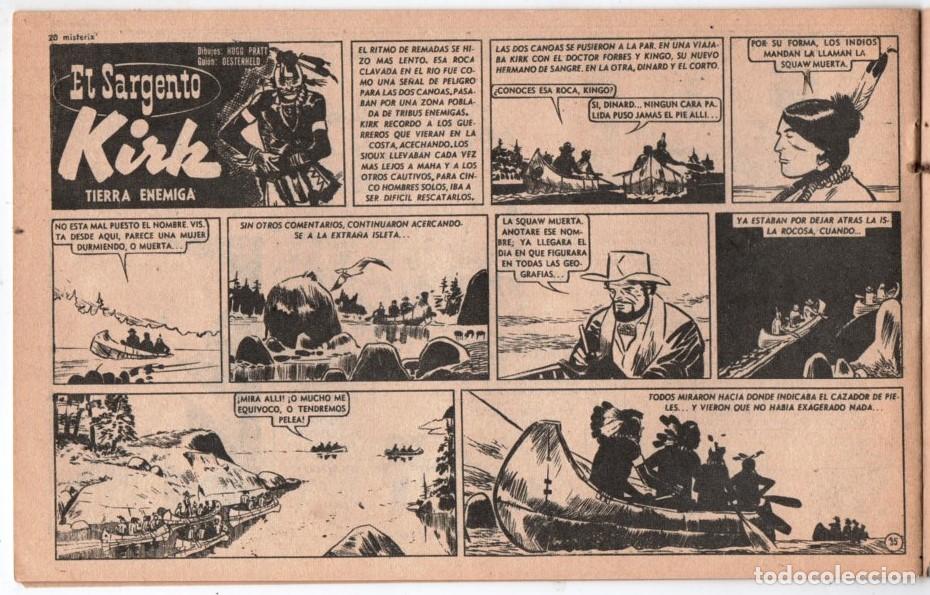 C&oacute;mics: 1955 MISTERIX # 329 &acute;&acute;SGTO. KIRK, TIERRA ENEMIGA &acute;&acute;- PRATT y OESTERHELD - FUERTE ARGENTINO ALMADA