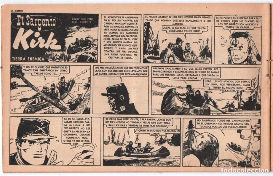 C&oacute;mics: 1955 MISTERIX # 334 &acute;&acute;SGTO. KIRK, TIERRA ENEMIGA &acute;&acute;- PRATT y OESTERHELD - FUERTE ARGENTINO ALMADA