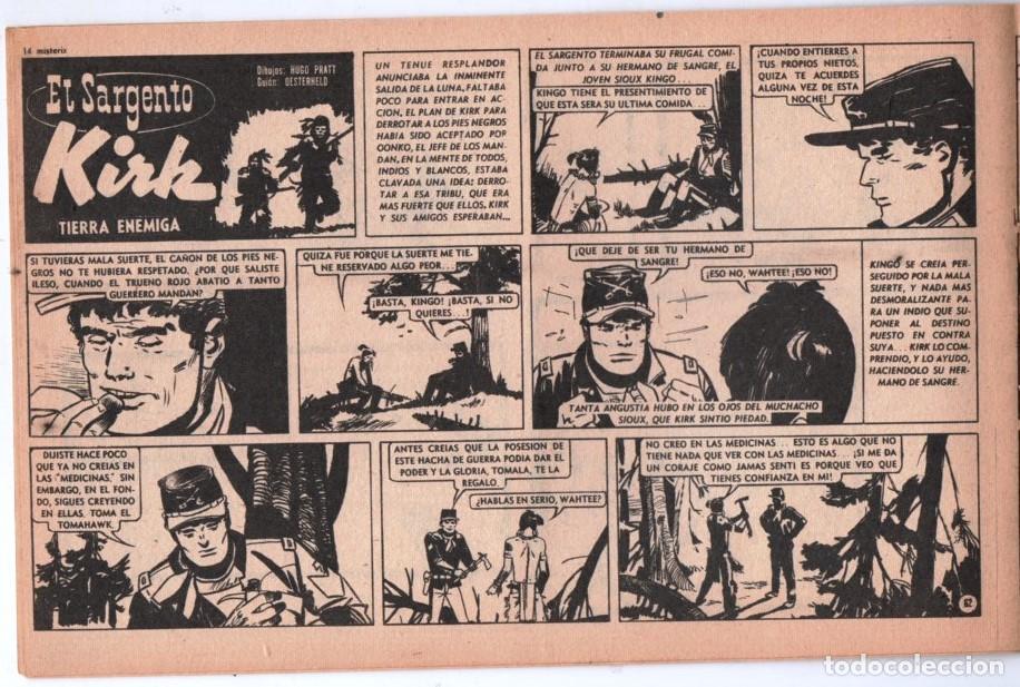 C&oacute;mics: 1955 MISTERIX # 335 &acute;&acute;SGTO. KIRK, TIERRA ENEMIGA &acute;&acute;- PRATT y OESTERHELD - FUERTE ARGENTINO ALMADA