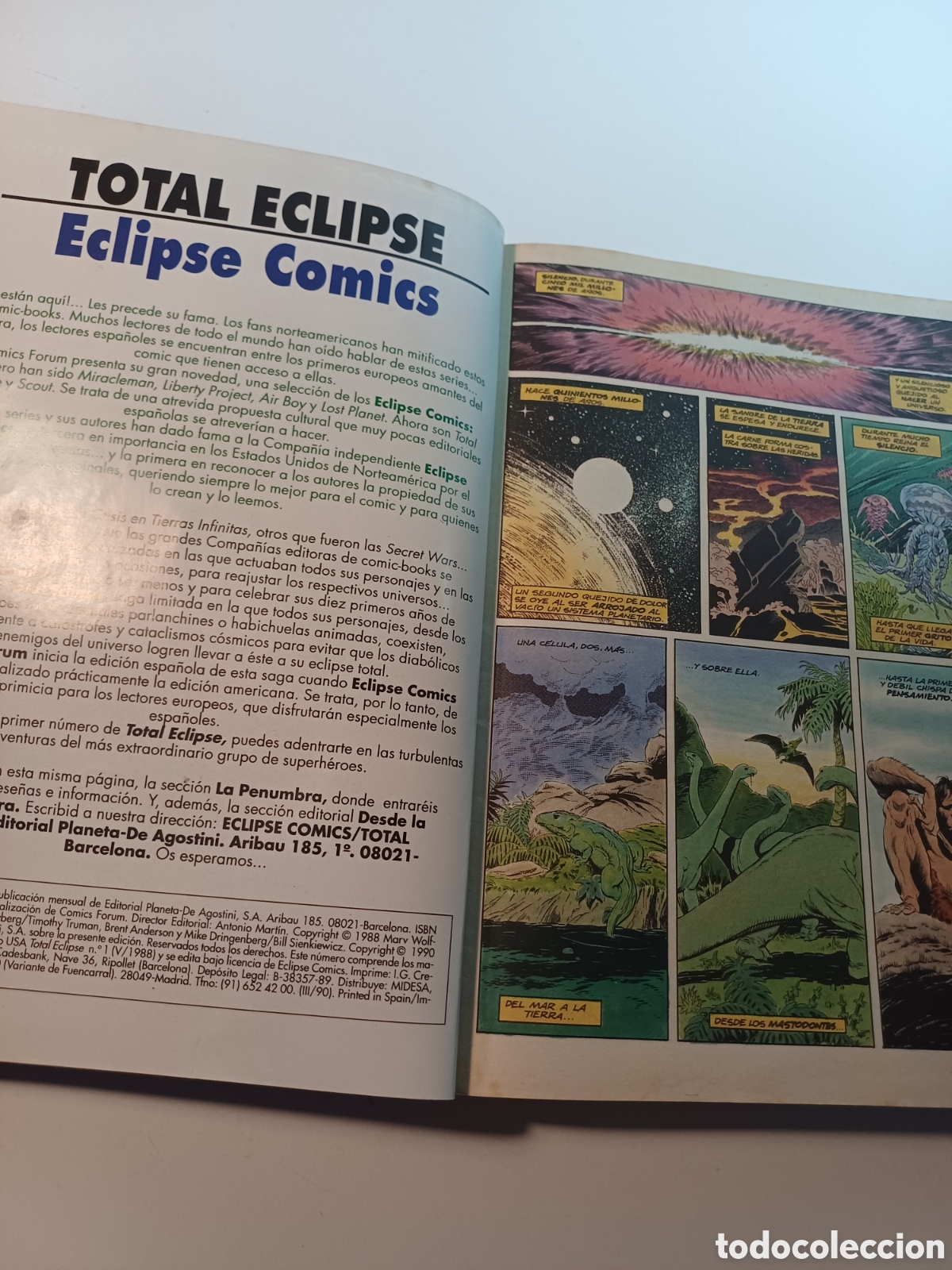 C&oacute;mics: Comic Total eclipse obra completa 1988 - Foto 6