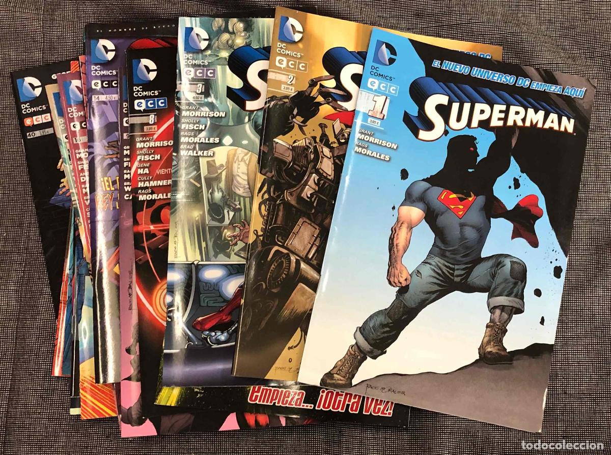 C&oacute;mics: EL NUEVO UNIVERSO DC SUPERMAN N&ordm; 1 AL 4, 8 Y 9, 14 AL 17, 33 AL 40. ECC 2015