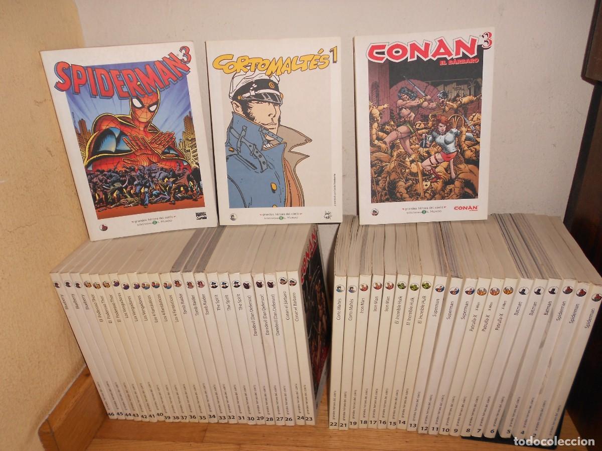 C&oacute;mics: GRANDES HEROES del COMIC 46 TACOS / COLECCION COMPLETA SPIDERMAN / SUPERMAN / BATMAN / CONAN / etc..