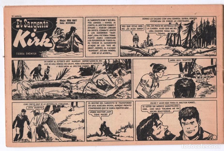 C&oacute;mics: 1955 MISTERIX # 338 &acute;&acute;SGTO. KIRK, TIERRA ENEMIGA &acute;&acute;- PRATT y OESTERHELD - FUERTE ARGENTINO ALMADA
