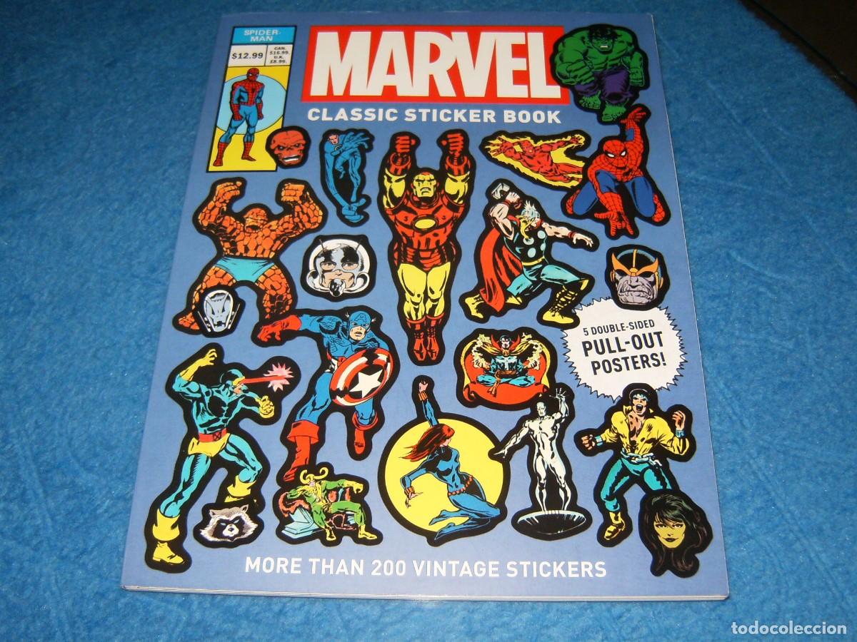 C&oacute;mics: MARVEL CLASSIC STICKER BOOK . Edici&oacute;n original USA por Marvel C&oacute;mics