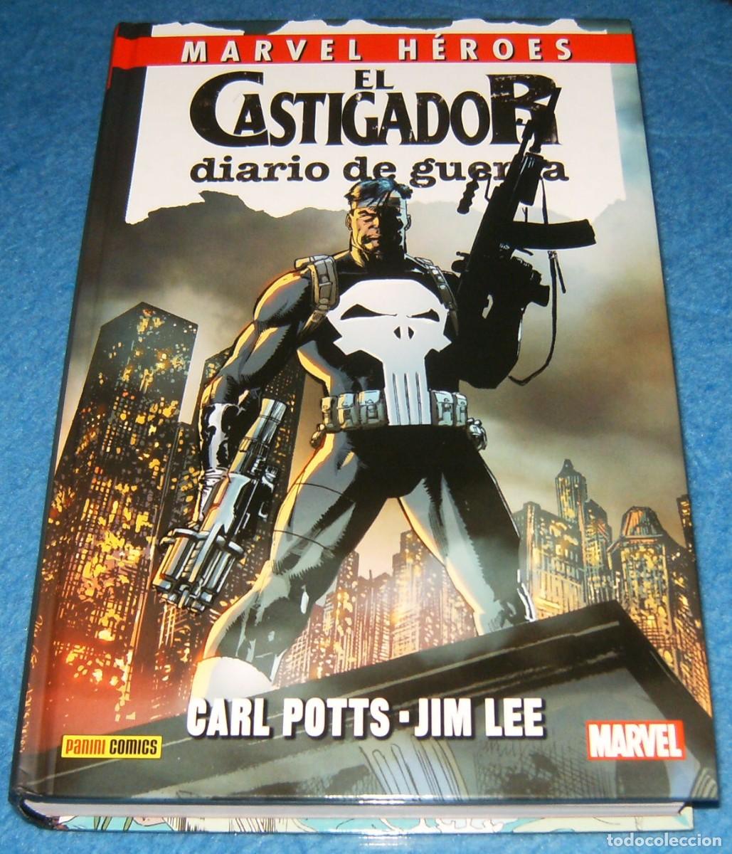 C&oacute;mics: MARVEL HEROES . EL CASTIGADOR DIARIO DE GUERRA . CARL POTTS y JIM LEE
