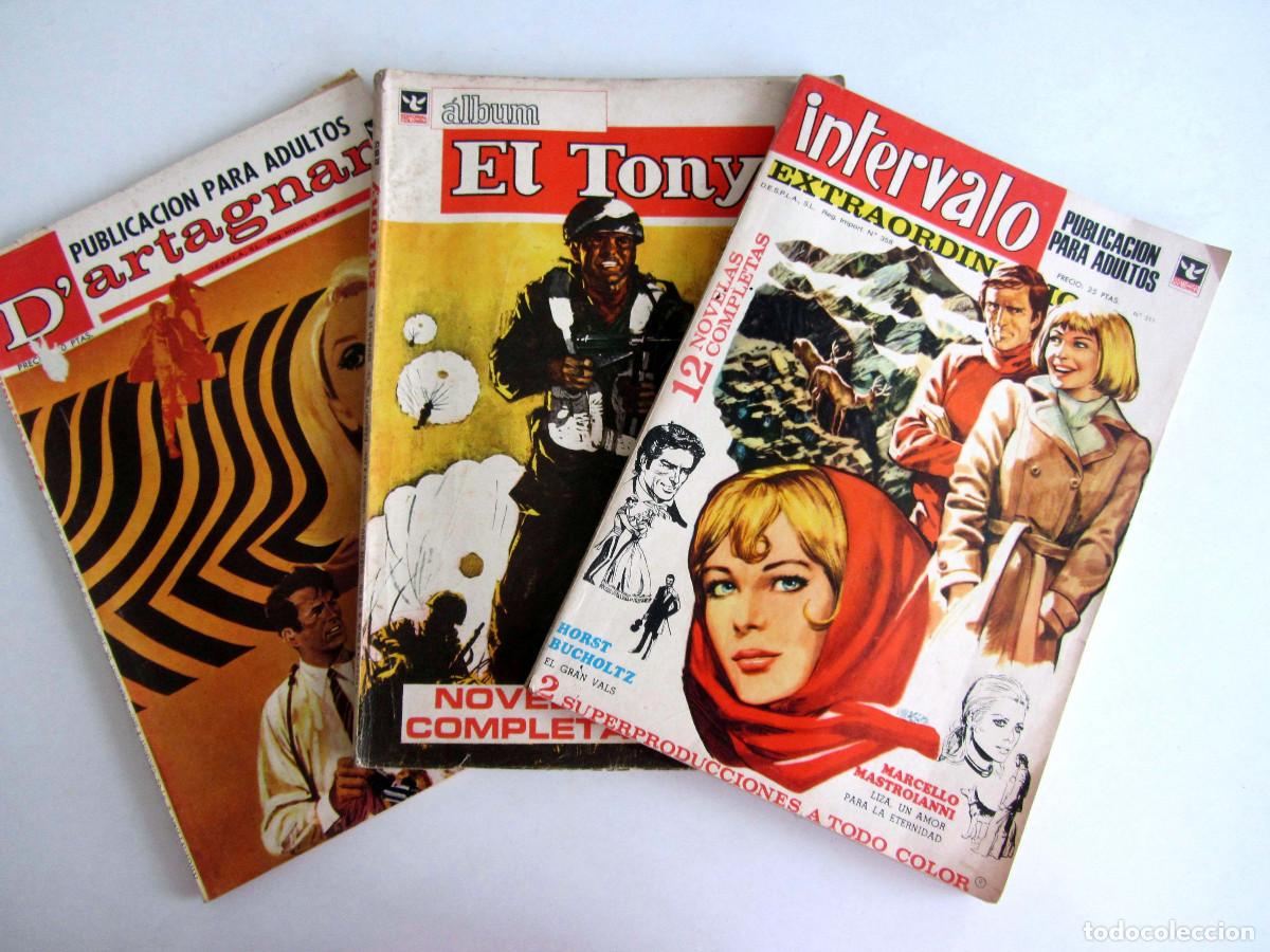 C&oacute;mics: Lote comics Argentina a&ntilde;os 70: Intervalo+El Toni+D'Artagnan
