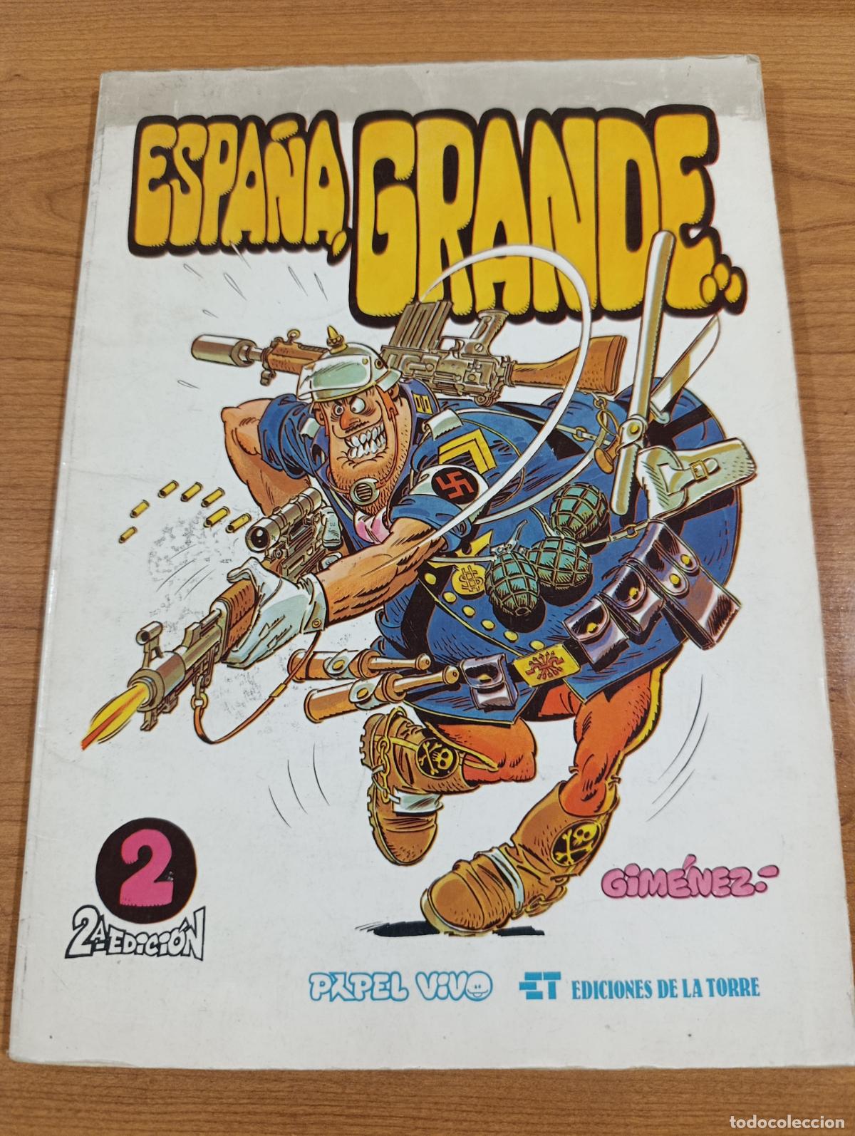 C&oacute;mics: COMIC ESPA&Ntilde;A, GRANDE. CARLOS GIM&Eacute;NEZ. EDICIONES DE LA TORRE, 2&ordm; EDICI&Oacute;N, 1980 - Foto 1