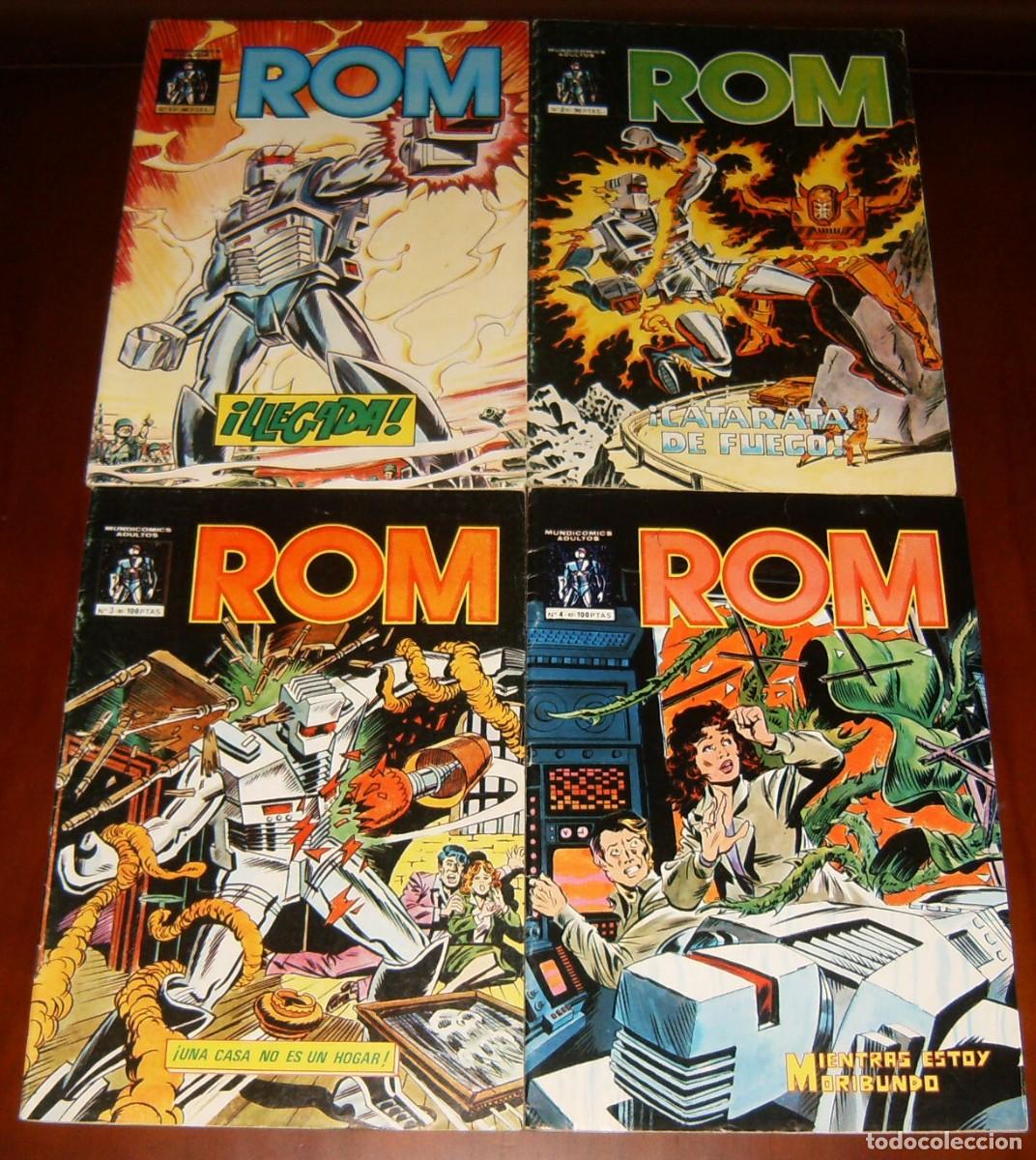 Comics: ROM CABALLERO DEL ESPACIO . MUNDI COMICS 1 2 3 4 SURCO 1 2 3 4 5 6 7 8 COMPLETAS. LOTE 2 COLECCIONES