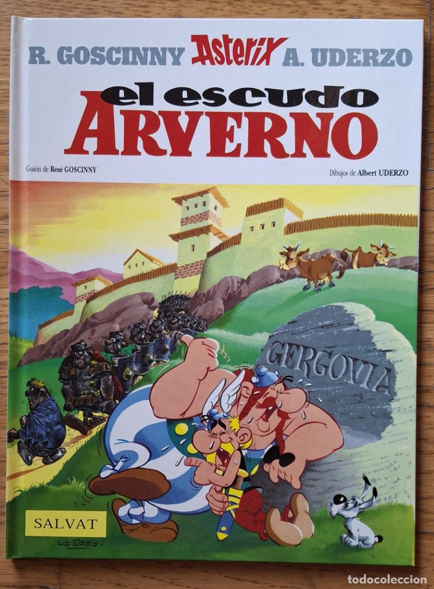 C&oacute;mics: AST&Eacute;RIX Y EL ESCUDO ARVERNO - EDITORIAL SALVAT (TAPA DURA) - &iexcl;EXCELENTE ESTADO!