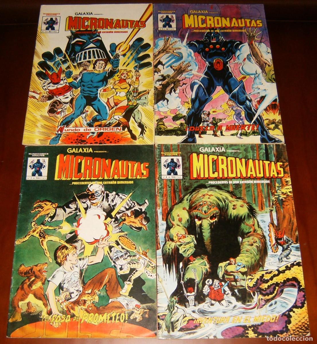 C&oacute;mics: LOS MICRONAUTAS . MUNDI COMICS 1 2 3 4 SURCO 1 2 3 4 5 6 7 COMPLETAS. LOTE 2 COLECCIONES