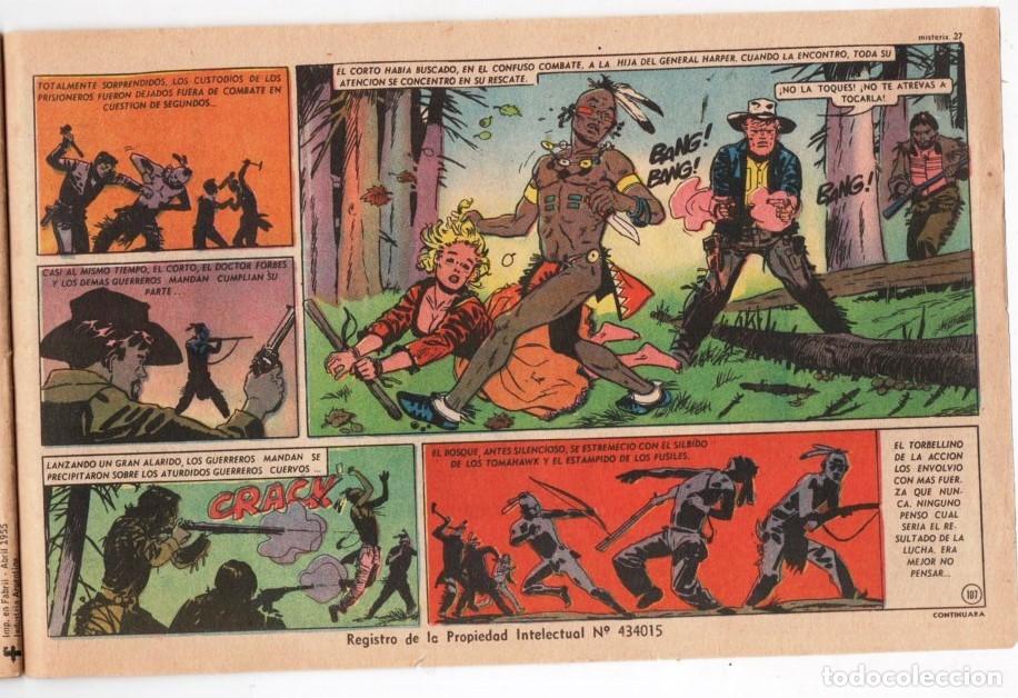 C&oacute;mics: 1955 MISTERIX # 345 &acute;&acute;SGTO. KIRK, TIERRA ENEMIGA &acute;&acute;- PRATT y OESTERHELD - FUERTE ARGENTINO ALMADA