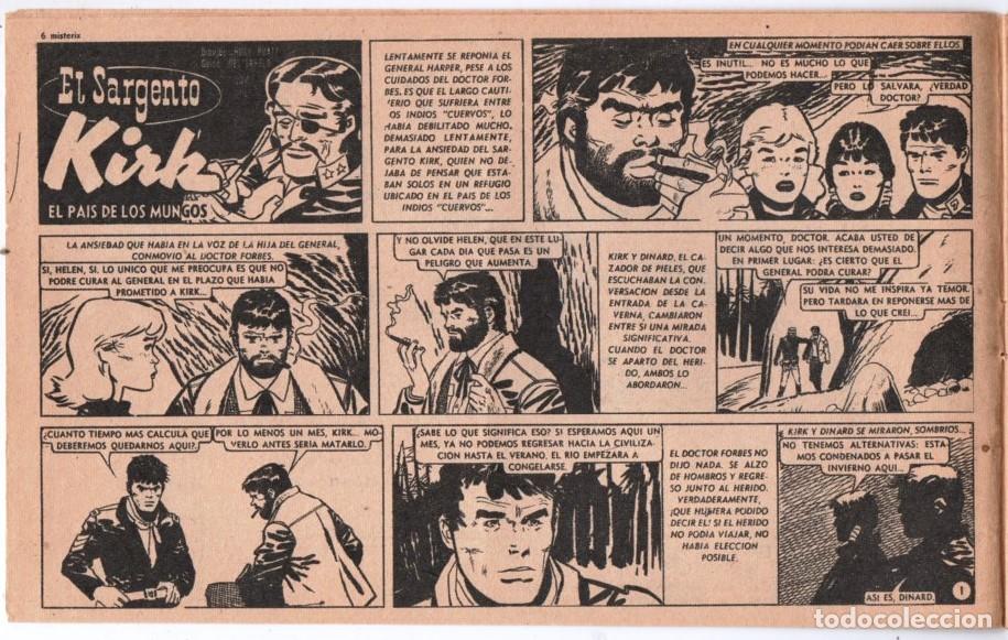 C&oacute;mics: 1955 MISTERIX # 348 SGTO. KIRK, EL PAIS DE LOS MUNGOS - PRATT OESTERHELD - FUERTE ARGENTINO ALMADA