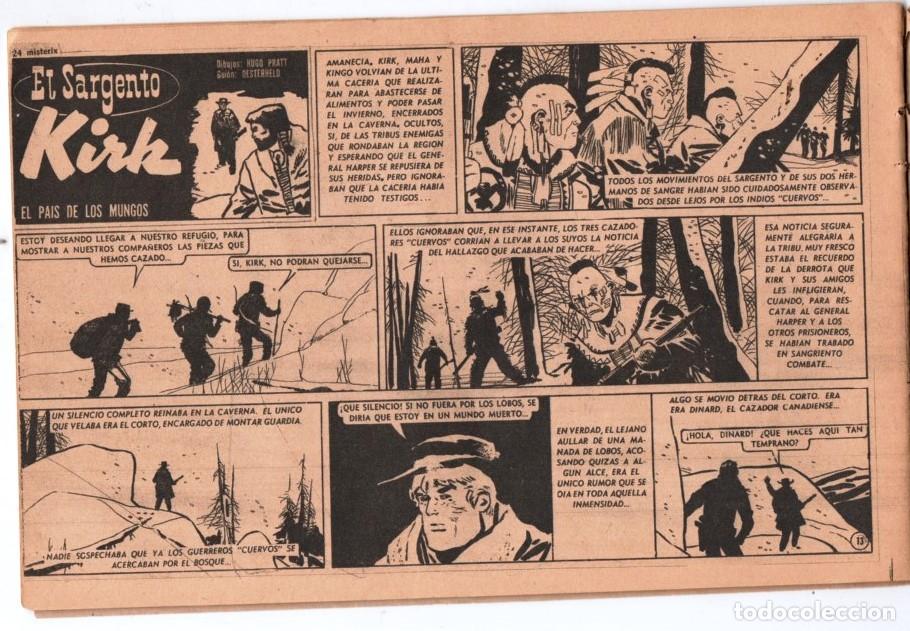 C&oacute;mics: 1955 MISTERIX # 351 SGTO. KIRK, EL PAIS DE LOS MUNGOS - PRATT y OESTERHELD - FUERTE ARGENTINO ALMADA
