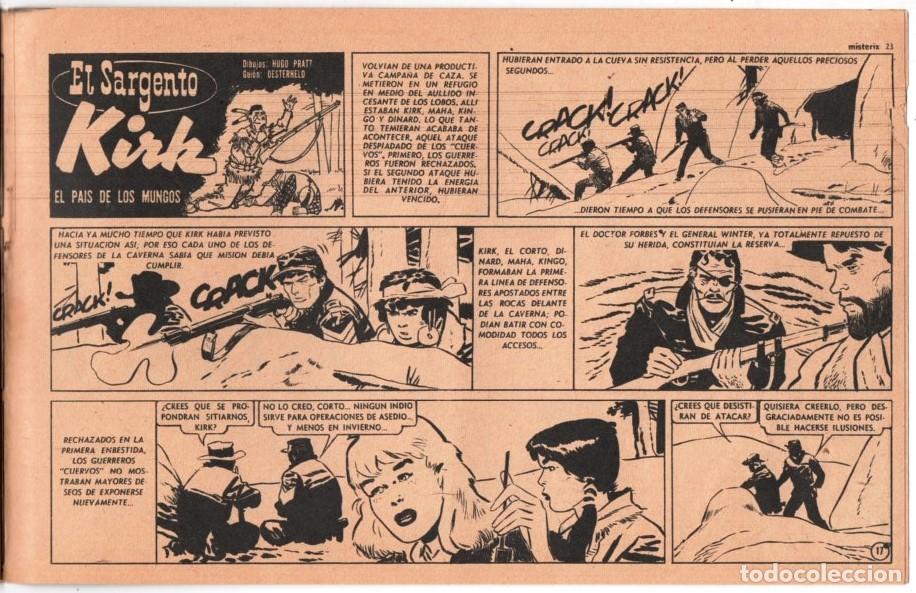 C&oacute;mics: 1955 MISTERIX # 352 SGTO. KIRK, EL PAIS DE LOS MUNGOS - PRATT y OESTERHELD - FUERTE ARGENTINO ALMADA