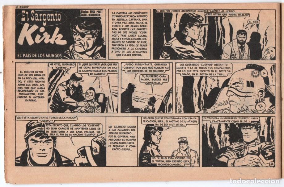C&oacute;mics: 1955 MISTERIX # 354 SGTO. KIRK, EL PAIS DE LOS MUNGOS - PRATT OESTERHELD CAMPANI - FUERTE ARGENTINO