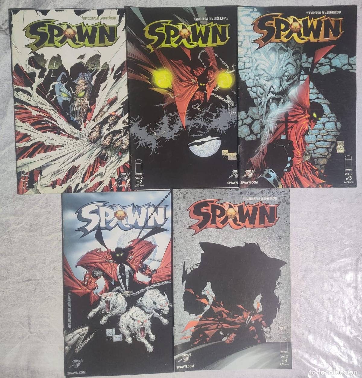 C&oacute;mics: SPAWN VOL 2 NUMERO 1,2,3,4,5