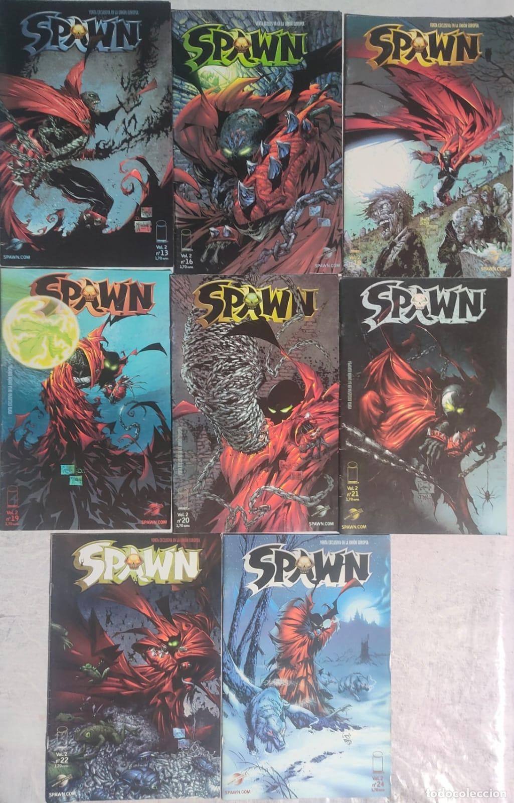 C&oacute;mics: SPAWN VOL 2 NUMERO 13,16,18,19,20,21,22,24