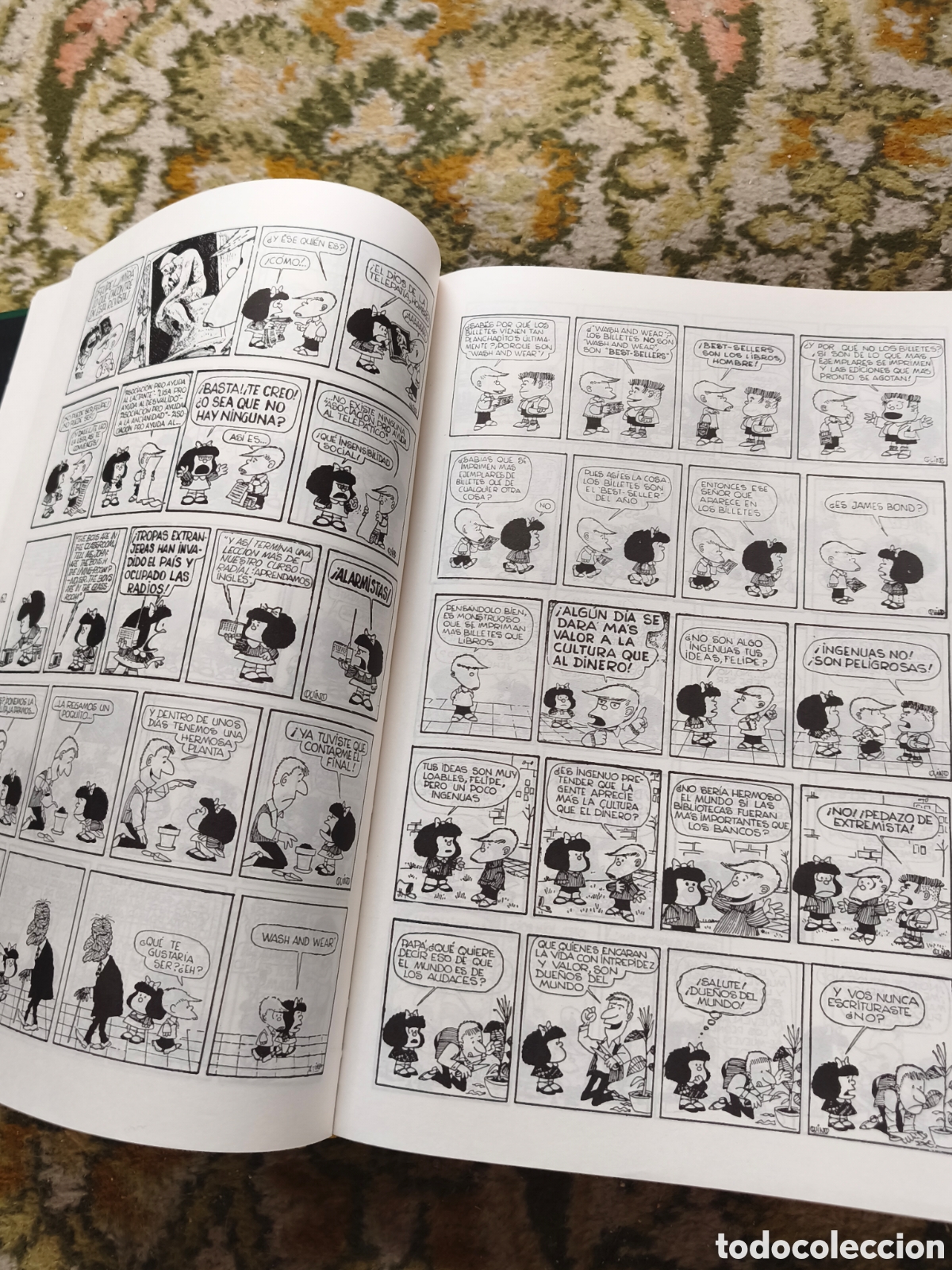 C&oacute;mics: Libro Todo Mafalda - Editorial Lumen (Tapa Dura) - Foto 3