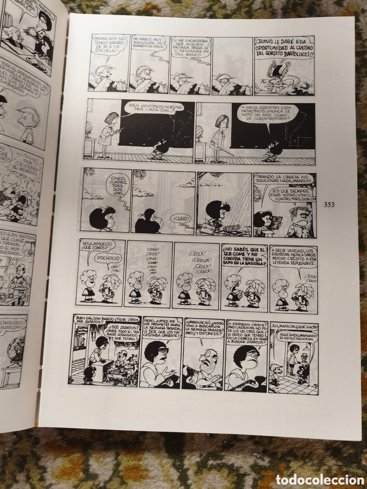 C&oacute;mics: Libro Todo Mafalda - Editorial Lumen (Tapa Dura) - Foto 4