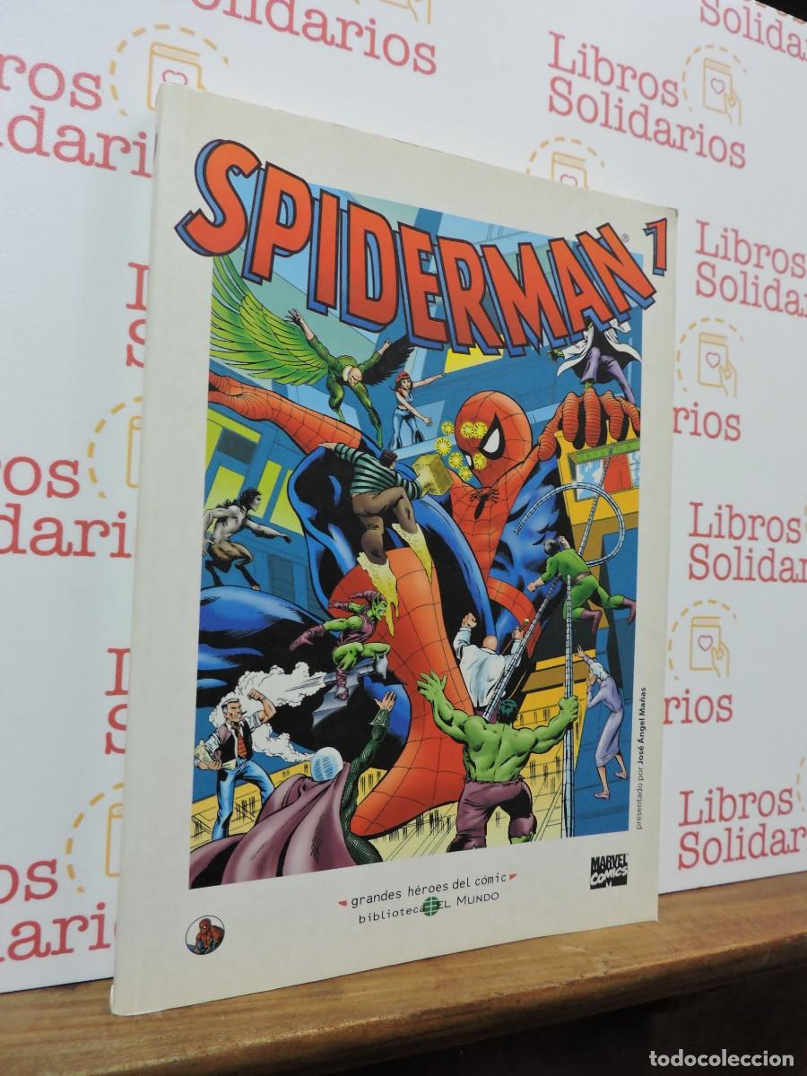 C&oacute;mics: Grandes h&eacute;roes del c&oacute;mic N&ordm; 1: Spiderman . Ed. Biblioteca El Mundo, 2003