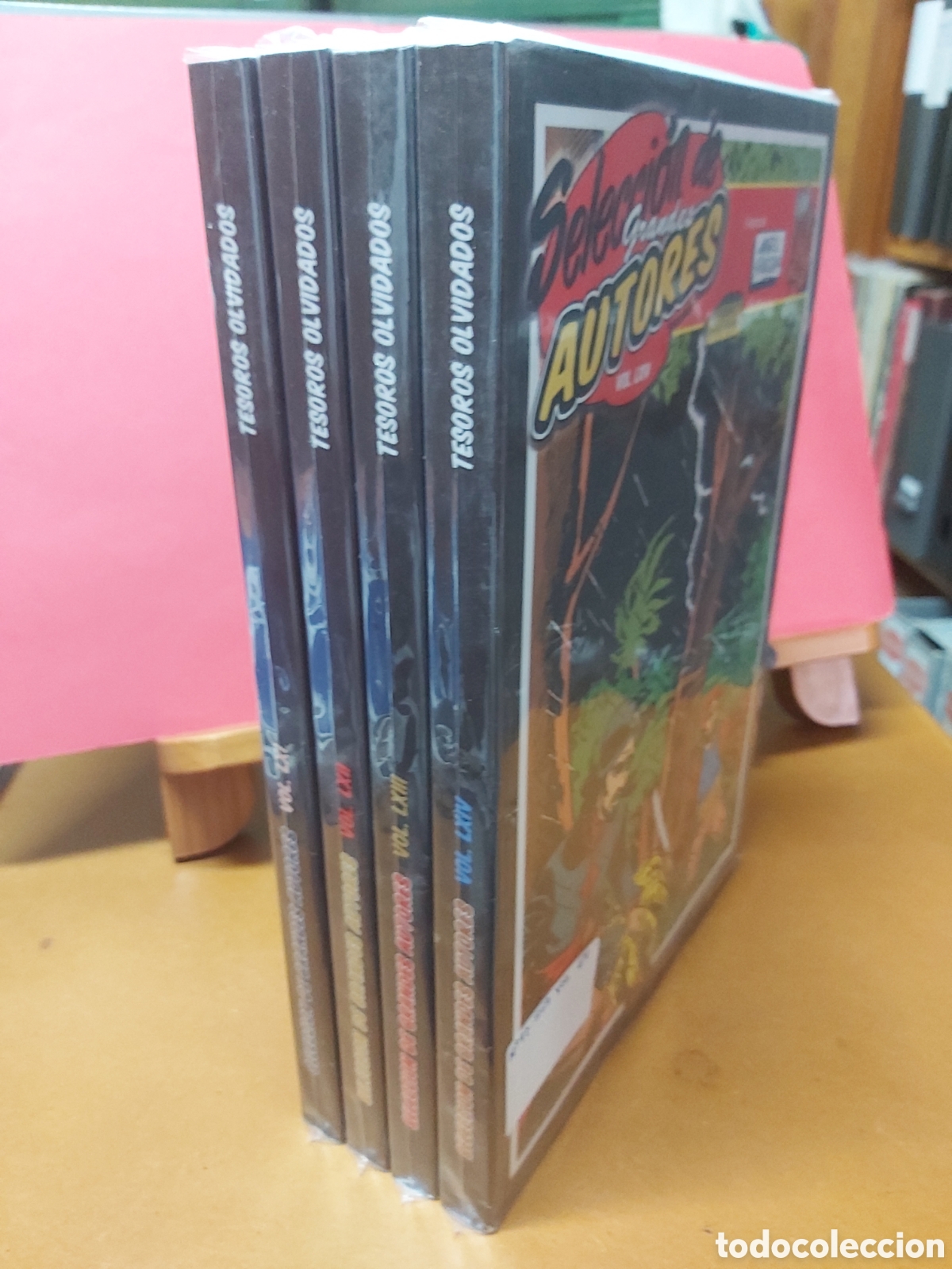 C&oacute;mics: * TESOROS OLVIDADOS * SELECCI&Oacute;N DE GRANDES AUTORES * ESPECIAL ANGEL PARDO (OBRA COMPLETA 4 TOMOS)*