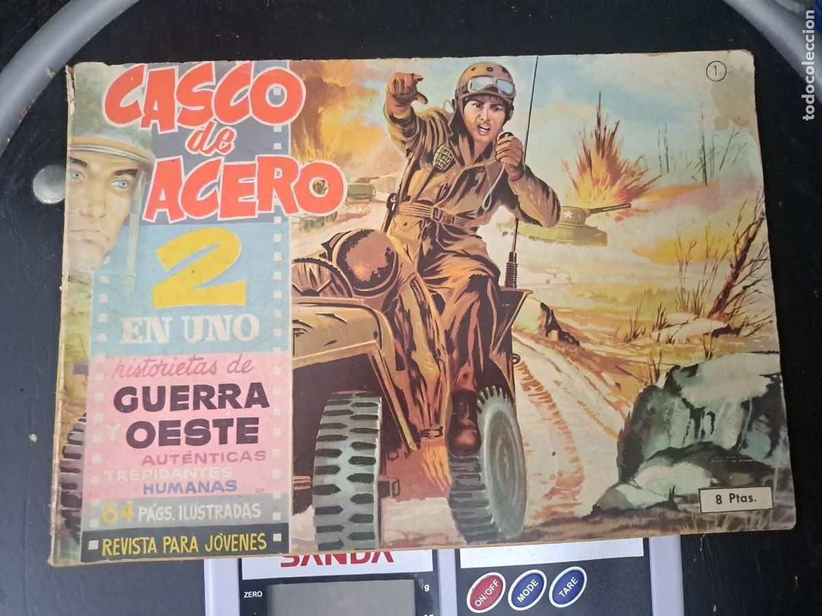 C&oacute;mics: Casco de acero 2 en uno 1, Manhattan en buen estado Bolsa DA